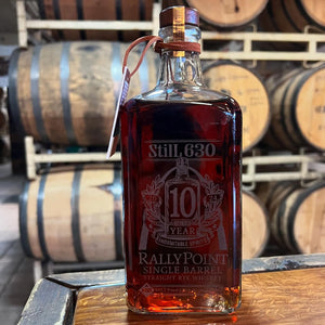 10 YEAR RallyPoint Straight Rye Whiskey 750mL