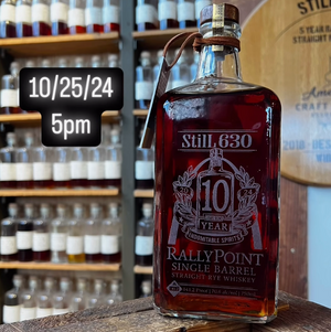 10 YEAR RallyPoint Straight Rye Whiskey 750mL